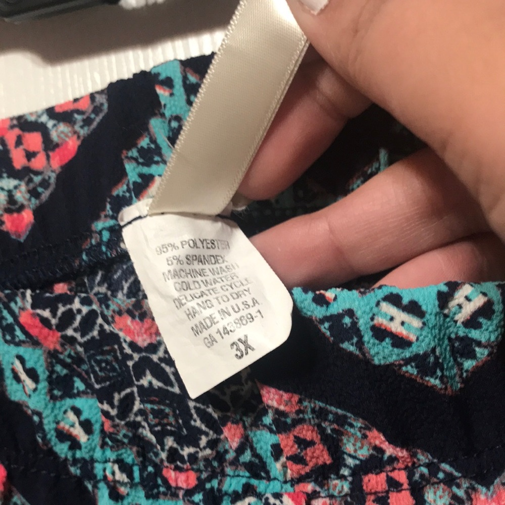 Chevron Patterned Palazzo Pants - image 4